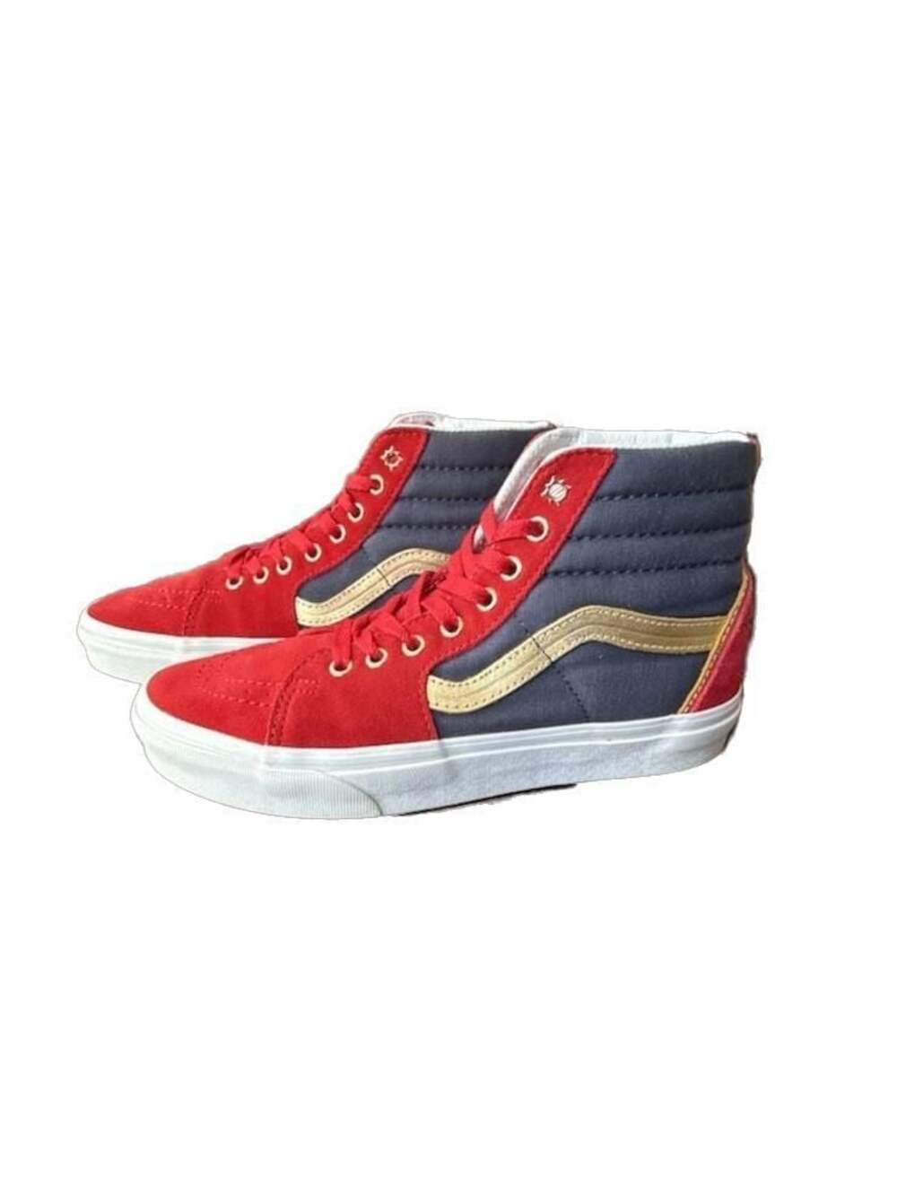 Vans Sk8-Hi Captain Marvel Earth 616's #1 Limited Edition High Top Sneakers W8.5